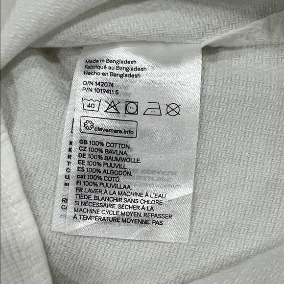 H&M White Button Down Kids Shirt - Picture 8 of 10